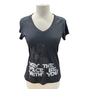 Ogio Women’s Small Black Short Sleeve Endurance Athletic Shirt Star Wars Print